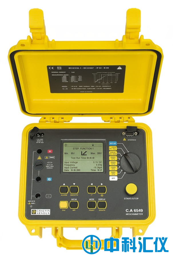 法國(guó)CA CA6549 5kV程式數(shù)字絕緣測(cè)試儀